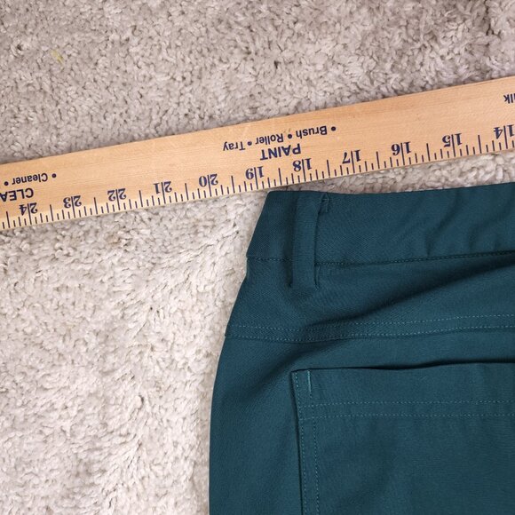 Lululemon Commission? ABC? Office Work Chino Pants Green Mens Size 38x33 Slim - Picture 5 of 9